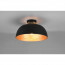 LED Plafondlamp - Plafondverlichting - Trion Palmo - E27 Fitting - Rond - Mat Zwart - Aluminium 5
