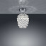 LED Plafondlamp - Plafondverlichting - Trion Pret - E14 Fitting - Rond - Glans Chroom - Aluminium 2