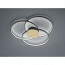 LED Plafondlamp - Plafondverlichting - Trion Sidon - 40W - Warm Wit 3000K - Dimbaar - Rond - Mat Zwart - Aluminium 2