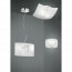 LED Plafondlamp - Plafondverlichting - Trion Spirilo - E27 Fitting - 1-lichts - Vierkant - Mat Wit - Aluminium 3