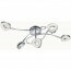 LED Plafondlamp - Plafondverlichting - Trion Turon - 20W - Warm Wit 3000K - Rond - Mat Chroom - Aluminium