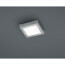 LED Plafondlamp - Plafondverlichting - Trion Zonin - 12W - Warm Wit 3000K - Vierkant - Mat Nikkel - Aluminium 2