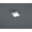 LED Plafondlamp - Plafondverlichting - Trion Zonin - 5W - Warm Wit 3000K - Vierkant - Mat Nikkel - Aluminium 2
