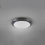 LED Plafondlamp - Trion Camiro - Opbouw Rond - Waterdicht IP54 - E27 Fitting - 2-lichts - Mat Zwart - Kunststof 4
