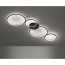 LED Plafondlamp - Trion Rondy - 37W - Warm Wit 3000K - Dimbaar - Rond - Mat Zwart - Aluminium 3