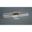 LED Plafondlamp - Trion Tucino - 35W - Warm Wit 3000K - Dimbaar - Rechthoek - Mat Zwart - Aluminium 2