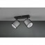 LED Plafondspot - Plafondverlichting - Trion Bidon - E14 Fitting - 2-lichts - Rechthoek - Mat Zwart - Aluminium 6