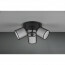 LED Plafondspot - Plafondverlichting - Trion Bidon - E14 Fitting - 3-lichts - Rond - Mat Zwart - Aluminium 6
