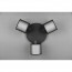 LED Plafondspot - Plafondverlichting - Trion Bidon - E14 Fitting - 3-lichts - Rond - Mat Zwart - Aluminium 7