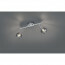LED Plafondspot - Trion Brista - E14 Fitting - 2-lichts - Rond - Glans Chroom - Aluminium 2