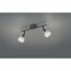 LED Plafondspot - Trion Brista - E14 Fitting - 2-lichts - Rond - Mat Zwart - Aluminium 2