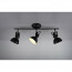 LED Plafondspot - Trion Gini - E14 Fitting - 3-lichts - Rond - Mat Zwart - Aluminium 2