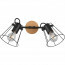 LED Plafondspot - Trion Jamina - E27 Fitting - 2-lichts - Rond - Mat Zwart - Aluminium 4
