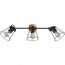 LED Plafondspot - Trion Jamina - E27 Fitting - 3-lichts - Rond - Mat Zwart - Aluminium 4