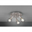 LED Plafondspot - Trion Korli - E27 Fitting - 3-lichts - Rond - Mat Nikkel - Aluminium 4
