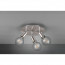 LED Plafondspot - Trion Korli - E27 Fitting - 3-lichts - Rond - Mat Nikkel - Aluminium 5
