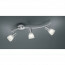 LED Plafondspot - Trion Levino - E14 Fitting - Warm Wit 3000K - 3-lichts - Rechthoek - Mat Nikkel - Aluminium 2