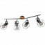 LED Plafondspot - Trion Madrid - E27 Fitting - 4-lichts - Rond - Mat Zilver - Aluminium 2
