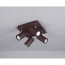 LED Plafondspot - Trion Mary - GU10 Fitting - 4-lichts - Vierkant - Roestkleur - Aluminium 5