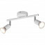 LED Plafondspot - Trion Pamo - GU10 Fitting - 2-lichts - Rond - Mat Wit - Aluminium