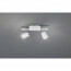 LED Plafondspot - Trion Ribon - 8W - Warm Wit 3000K - 2-lichts - Rechthoek - Mat Wit - Aluminium 2