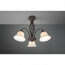 LED Plafondspot - Trion Rustina - E14 Fitting - 3-lichts - Rond - Roestkleur - Aluminium 3