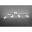 LED Plafondspot - Trion Toluno - 12W - Warm Wit 3000K - 4-lichts - Rechthoek - Mat Wit - Kunststof 3