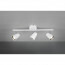 LED Plafondspot - Trion Toluno - 9W - Warm Wit 3000K - 3-lichts - Rechthoek - Mat Wit - Kunststof 3