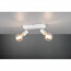 LED Plafondspot - Trion Zuncka - E27 Fitting - 2-lichts - Rechthoek - Mat Wit - Aluminium 3