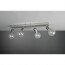 LED Plafondspot - Trion Zuncka - E27 Fitting - 4-lichts - Rechthoek - Mat Nikkel - Aluminium 4