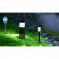 LED Priklamp met Zonne-energie - Aigi Nina - 0.06W - Helder/Koud Wit 6500K - Mat Zwart - Kunststof 3