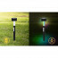 LED Priklamp met Zonne-energie - Dag en Nacht Sensor - Aigi Sapon - RGB - Mat Zwart - Kunststof 7