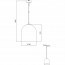 LED Railverlichting - Hanglamp - Trion Dual Onutia - 2 Fase - E14 Fitting - Rond - Mat Wit - Glas Lijntekening