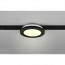 LED Railverlichting - Plafondlamp - Plafondverlichting - Trion Dual Camy - 2 Fase - 9W - Warm Wit 3000K - Dimbaar - Rond - Mat Zwart - Kunststof 7