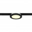 LED Railverlichting - Plafondlamp - Plafondverlichting - Trion Dual Camy - 2 Fase - 9W - Warm Wit 3000K - Dimbaar - Rond - Mat Zwart - Kunststof