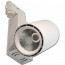 LED Railverlichting - Track Spot - Prixa Oron - 30W - 3 Fase - Rond - Warm Wit 3000K - Mat Wit - Aluminium 2
