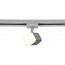 LED Railverlichting - Track Spot - Trion Dual Ribon - 2 Fase - 3.5W - Warm Wit 3000K - Dimbaar - Rechthoek - Mat Nikkel - Aluminium 3