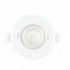LED Spot - Inbouwspot - Aigi Lola - 5W - Warm Wit 3000K - Rond - Mat Wit - Aluminium 5