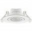 LED Spot - Inbouwspot - Facto Niron - 7W - Warm Wit 3000K - Mat Wit - Rond - Kantelbaar 2