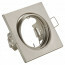 LED Spot Set - Trion - GU10 Fitting - Dimbaar - Inbouw Vierkant - Mat Nikkel - 6W - Natuurlijk Wit 4200K - Kantelbaar 80mm 2