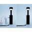 LED Tafellamp - Aigi Cluno - 3W - USB Oplaadfunctie - Natuurlijk Wit 4500K - Dimbaar - Rechthoek - Mat Zwart - Kunststof  11
