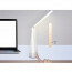 LED Tafellamp - Aigi Rainbon - 7W - USB Oplaadfunctie - RGB - Natuurlijk Wit 4000K - Dimbaar - Mat Wit 9