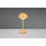 LED Tafellamp met Opbaadbare Batterijen - Trion Berna - 2W - Warm Wit 3000K - Spatwaterdicht IP44 - Rond - Mat Oranje - Kunststof 5