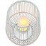 LED Tafellamp met Zonne-energie - Trion Minera - Dag en Nacht Sensor - Spatwaterdicht IP44 - Ovaal - Mat Wit - Kunststof 2