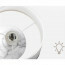 LED Tafellamp - Tafelverlichting - Aigi Astron XL - E14 Fitting - Vierkant - Mat Zwart/Wit - Keramiek 3