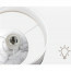 LED Tafellamp - Tafelverlichting - Aigi Bomun - E14 Fitting - Rond - Mat Grijs - Keramiek 5