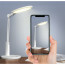 LED Tafellamp - Tafelverlichting - Aigi Dunno - 18W - Natuurlijk Wit 4000K - Dimbaar - Rond - Mat Wit - Kunststof 11