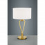 LED Tafellamp - Tafelverlichting - Trion Hilton - E27 Fitting - Rond - Mat Goud - Aluminium 2