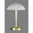 LED Tafellamp - Tafelverlichting - Trion Honk - E14 Fitting - Rond - Mat Goud - Aluminium 2