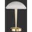 LED Tafellamp - Tafelverlichting - Trion Honk - E14 Fitting - Rond - Mat Goud - Aluminium 3